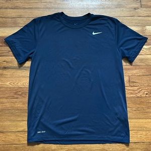 Nike. Large. Blue.
